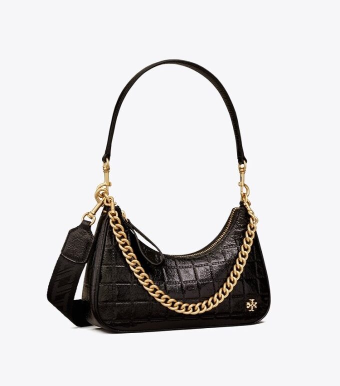 151 Mercer Patent Quilt Small Crescent Bag