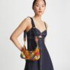 151 Mercer Woven Small Crescent Bag