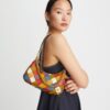 151 Mercer Woven Small Crescent Bag