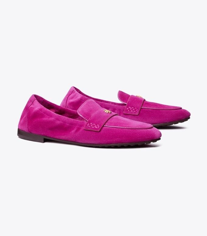 Ballettloafers i mocka Ballettloafers i mocka