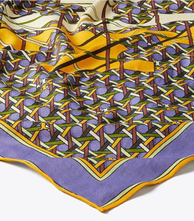 Basket-Weave Logo Jersey Neckerchief Basket-Weave Logo Jersey Neckerchief