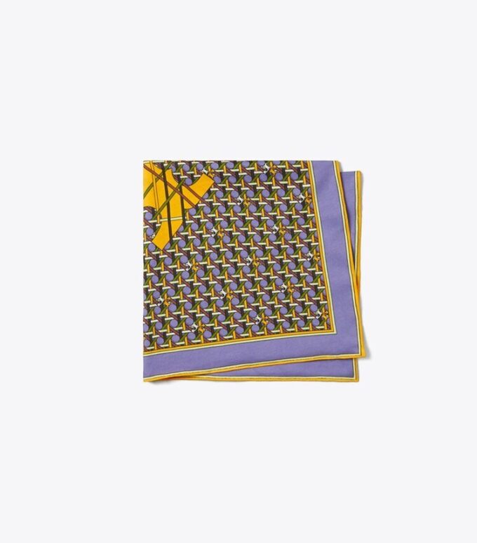Basket-Weave Logo Jersey Neckerchief Basket-Weave Logo Jersey Neckerchief