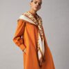 Basket-Weave Logo Oversized Square Scarf Basket-Weave Logo Oversized Square Scarf
