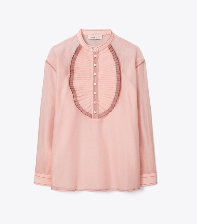 Blus med volanger fram Blus med volanger fram