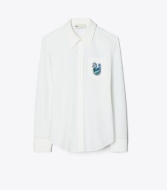 Bomullspoplin Duck Button Down