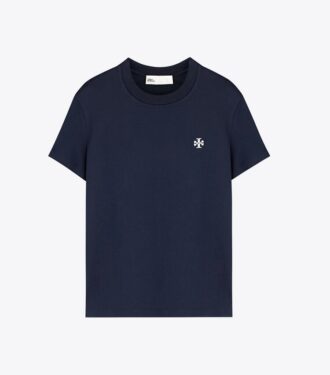 Broderad logotyp Bomullst-shirt