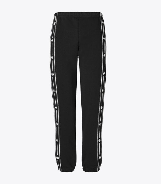 Broderade sweatpants i frotté Broderade sweatpants i frotté