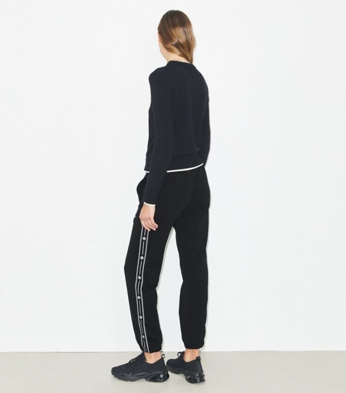 Broderade sweatpants i frotté Broderade sweatpants i frotté