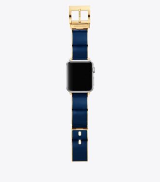 Buddy Bangle Band för Apple Watch®, guldfärgat/marinblått, 38 mm x 40 mm