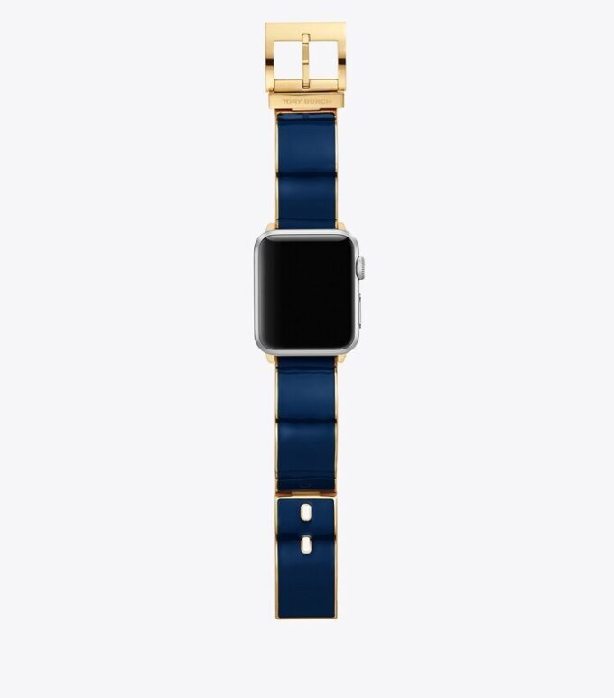 Buddy Bangle Band för Apple Watch®, guldfärgat/marinblått, 38 mm x 40 mm Buddy Bangle Band för Apple Watch®, guldfärgat/marinblått, 38 mm x 40 mm