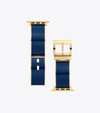 Buddy Bangle Band för Apple Watch®, guldfärgat/marinblått, 38 mm x 40 mm