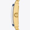 Buddy Bangle-klocka, marinblå/guldfärgat rostfritt stål, 25 x 32 mm