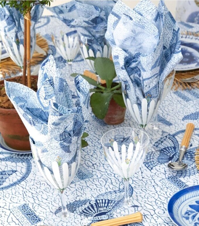 Butterfly Batik placemat, set om 4 Butterfly Batik placemat, set om 4