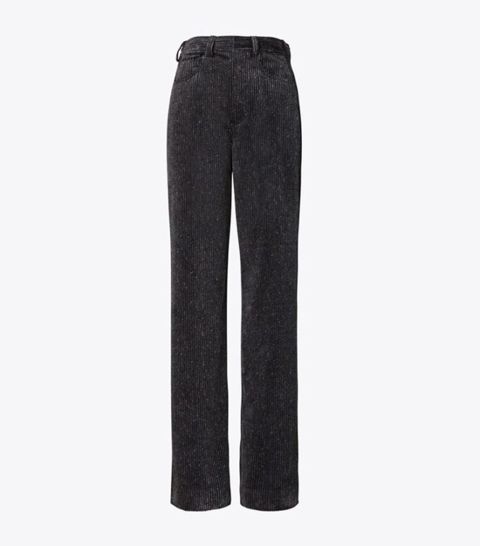Byxor med vida ben i corduroy