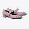 Cap-Toe Mary Jane Pavé Heeled Ballet Cap-Toe Mary Jane Pavé Heeled Ballet