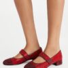 Cap-Toe Mary Jane Pavé Heeled Ballet Cap-Toe Mary Jane Pavé Heeled Ballet