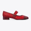 Cap-Toe Mary Jane Pavé Heeled Ballet Cap-Toe Mary Jane Pavé Heeled Ballet
