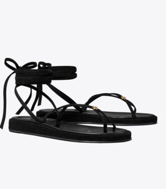 Capri-sandaler med ankelrem