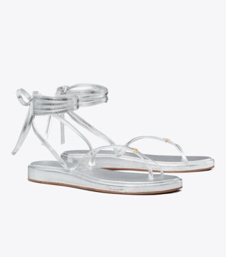 Capri-sandaler med ankelrem