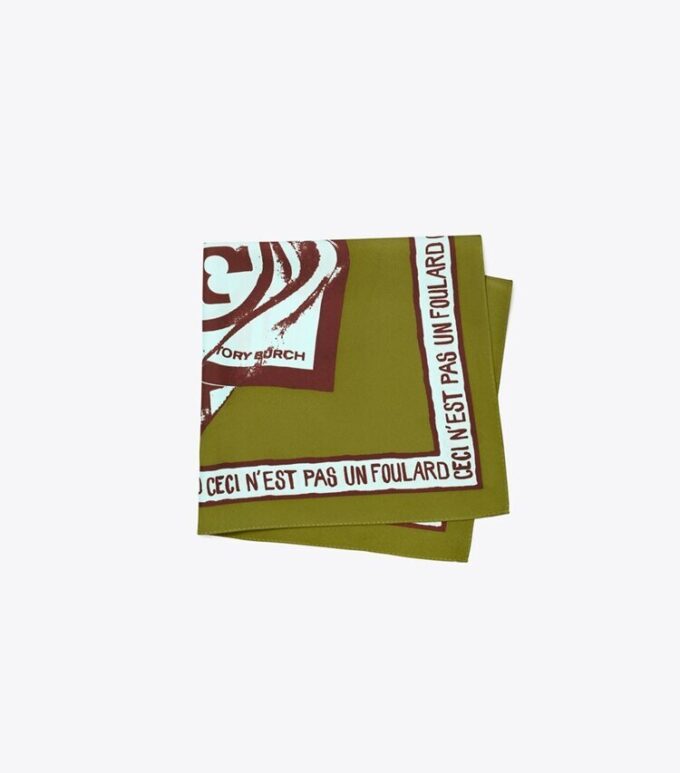 Ceci N’Est Pas Un Foulard Silkeshalsduk Ceci N’Est Pas Un Foulard Silkeshalsduk