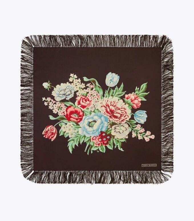 Chair Floral Silk Square Chair Floral Silk Square