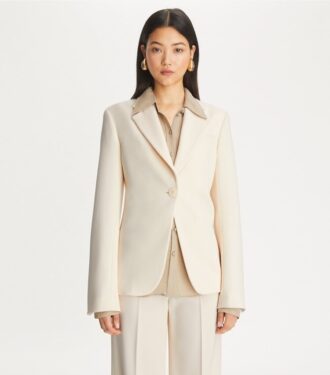 Cinched Twill Blazer Cinched Twill Blazer