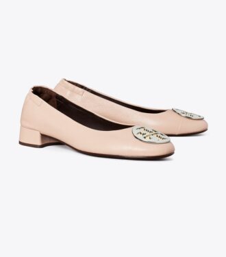 Claire Cap-Toe Heel Ballet