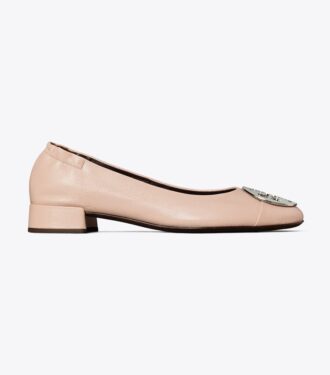 Claire Cap-Toe Heel Ballet