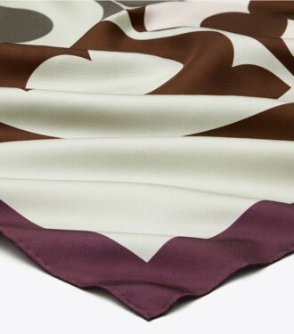 Colorblock Logo Silk Neckerchief