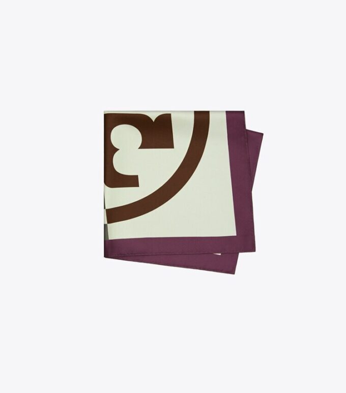 Colorblock Logo Silk Neckerchief Colorblock Logo Silk Neckerchief