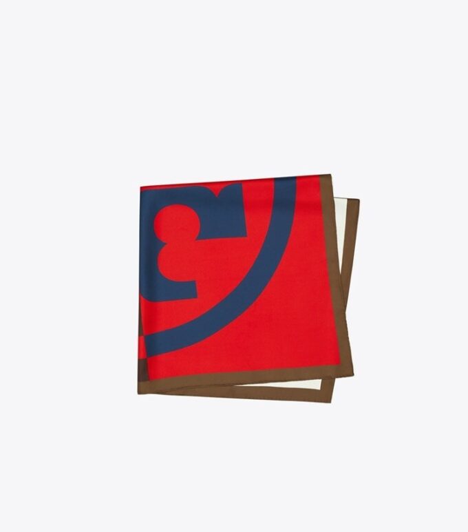 Colorblock Logo Silk Square Colorblock Logo Silk Square