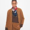 Colorblock Logo Silk Square Colorblock Logo Silk Square
