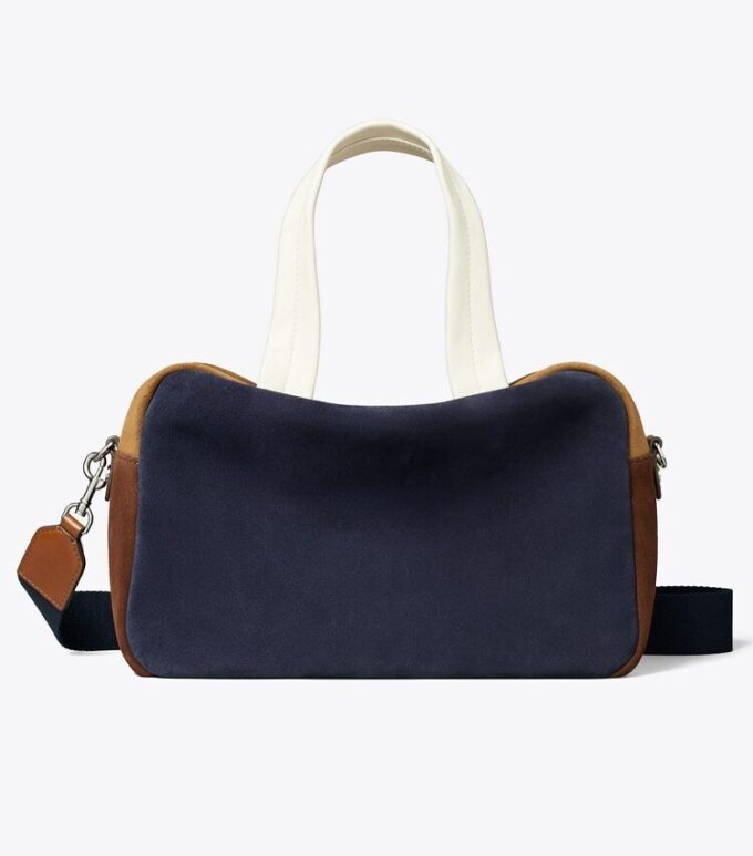 Colorblock Suede Satchel Colorblock Suede Satchel