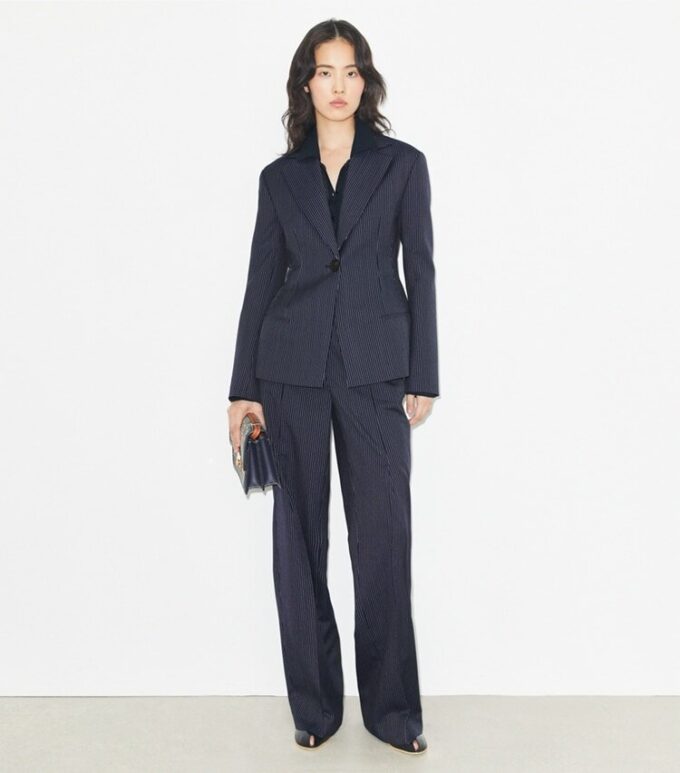 Crepe-blazer