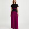 Crepe Jersey Wrap Top