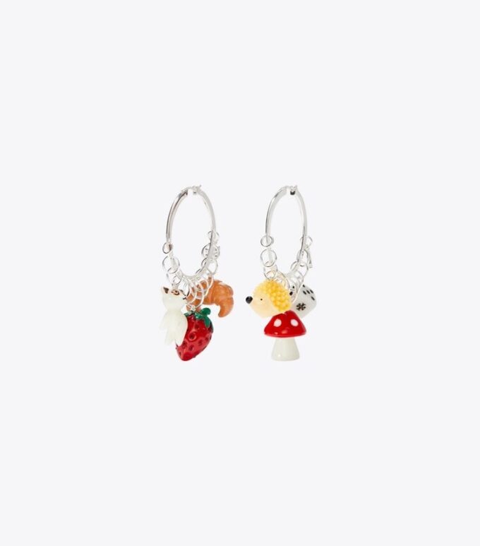Curiosity Charm Hoop Earrings Curiosity Charm Hoop Earrings