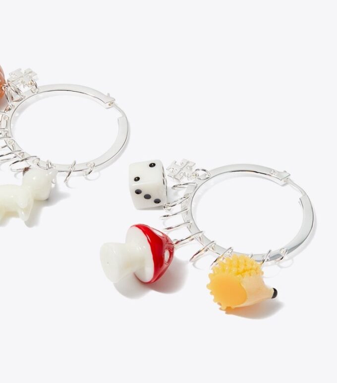 Curiosity Charm Hoop Earrings Curiosity Charm Hoop Earrings
