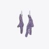 Curiosity Coral Hoop Earrings Curiosity Coral Hoop Earrings