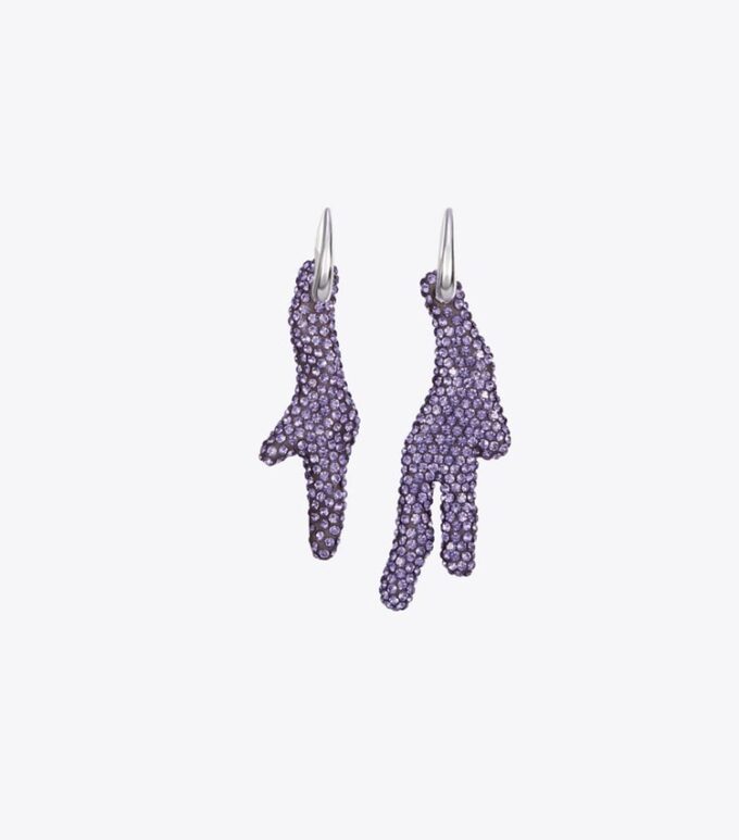 Curiosity Coral Hoop Earrings Curiosity Coral Hoop Earrings