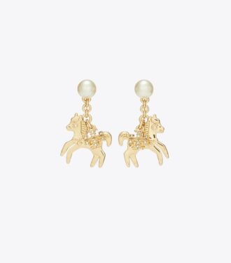 Curiosity Horse Charm Örhängen