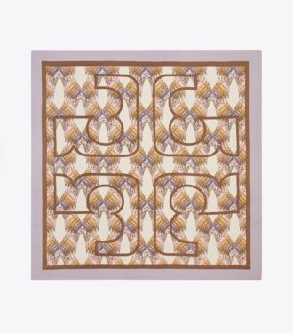 Deco Crane Geo Logo Silk Neckerchief