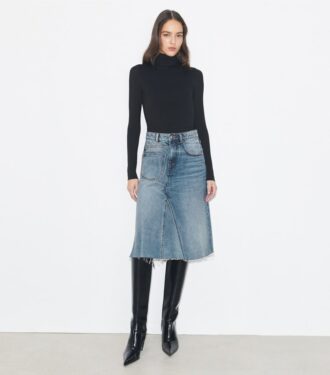Dekonstruerad denimkjol