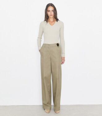 Distressed Cotton Pant