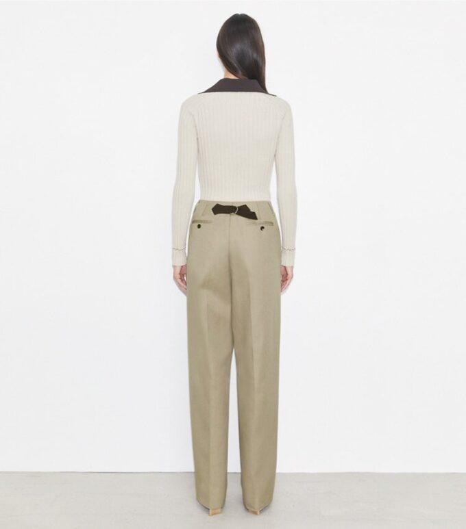 Distressed Cotton Pant