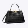 Eleanor krokodilpräglad satchel