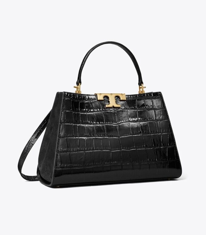 Eleanor krokodilpräglad satchel