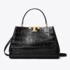Eleanor krokodilpräglad satchel