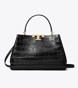 Eleanor krokodilpräglad satchel Eleanor krokodilpräglad satchel