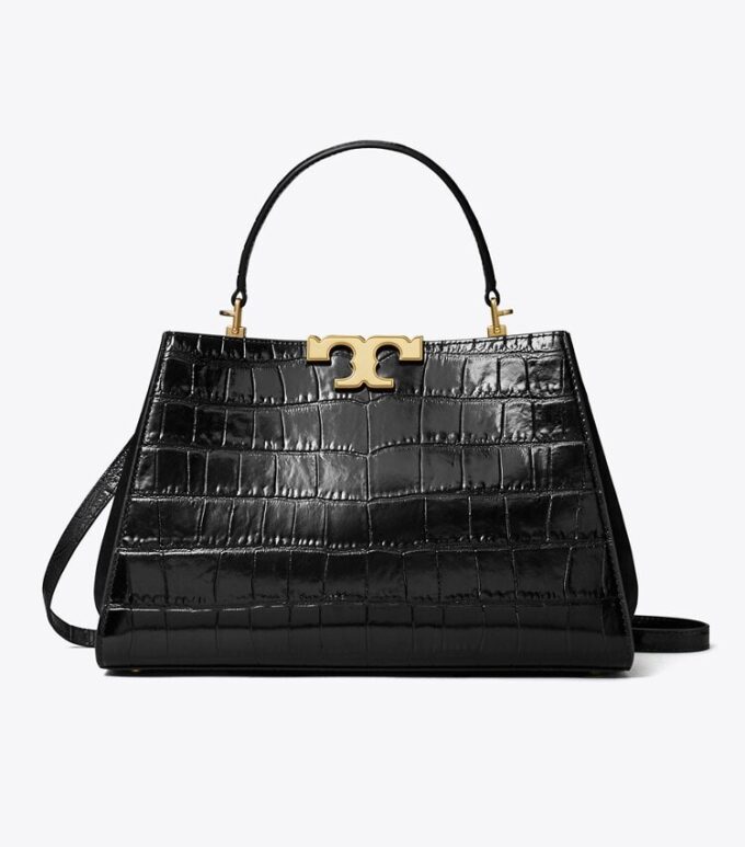 Eleanor krokodilpräglad satchel