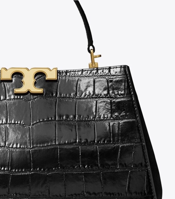 Eleanor krokodilpräglad satchel